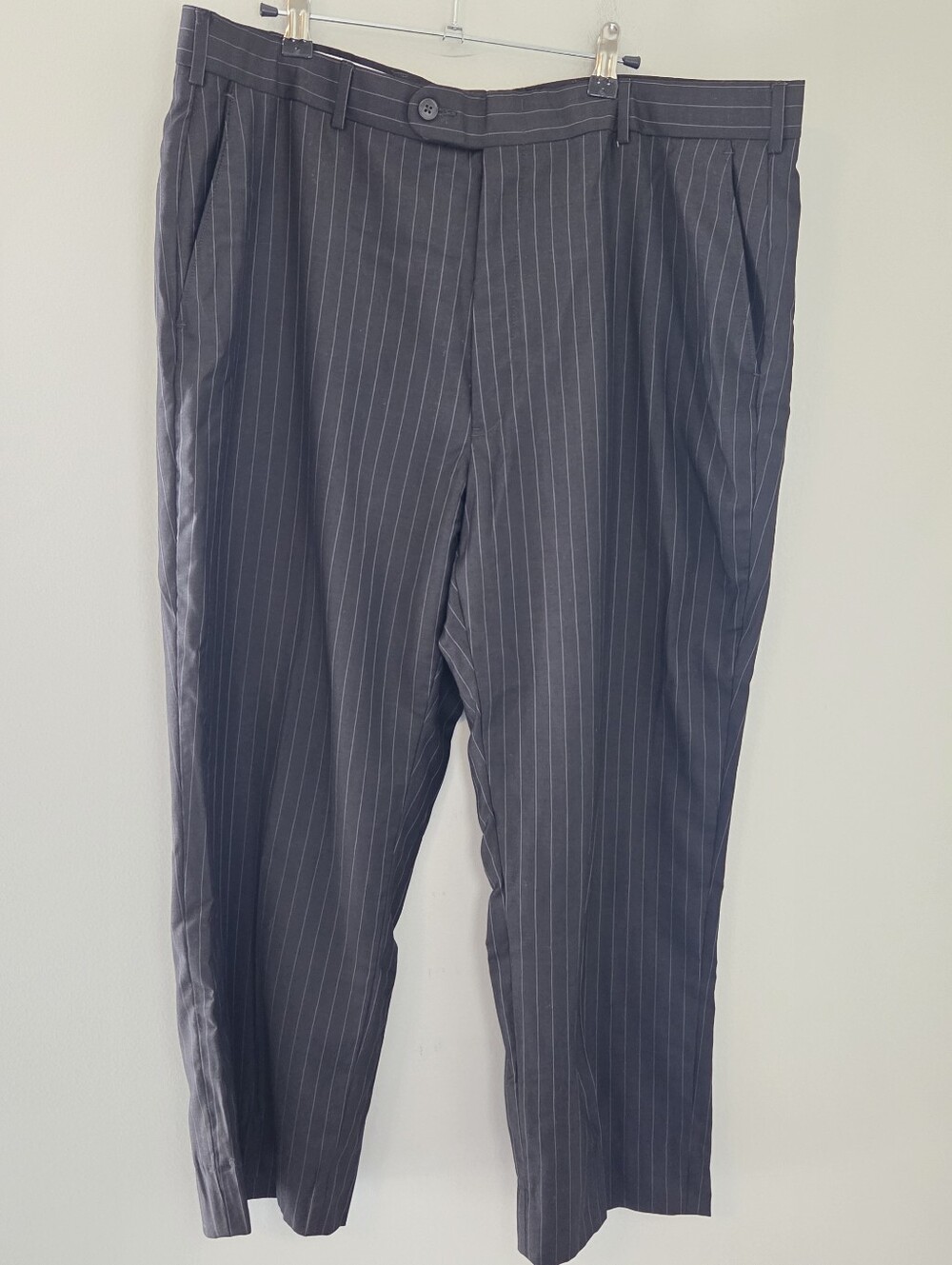 Claiborne Gray Wool Pinstripe Pants